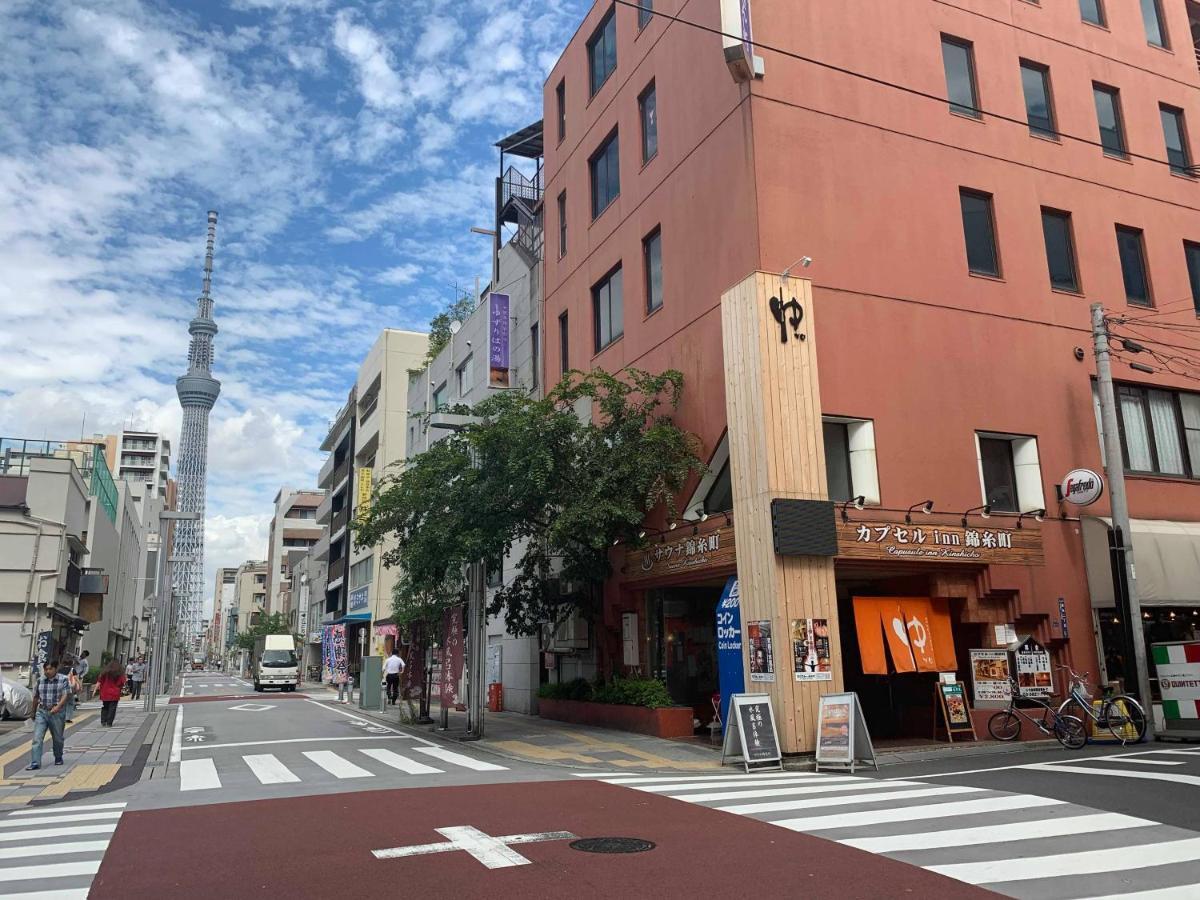 Capsule Inn Kinshicho Tokyo Bagian luar foto